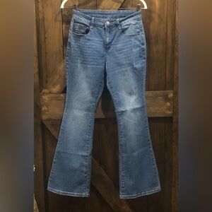 Classic Blue Flared Women's Jeans